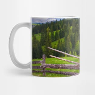 old fence Mug